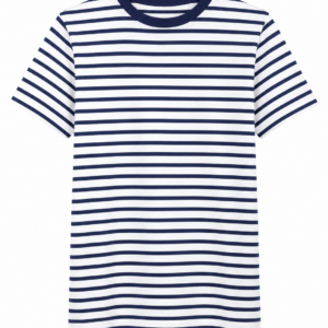 T-shirt marinière à rayures bleues